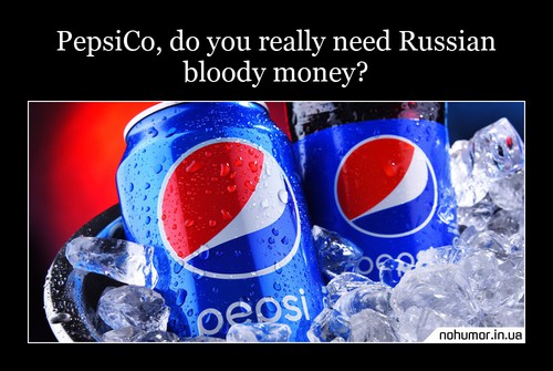 PepsiCo, do you really need Russian bloody money?